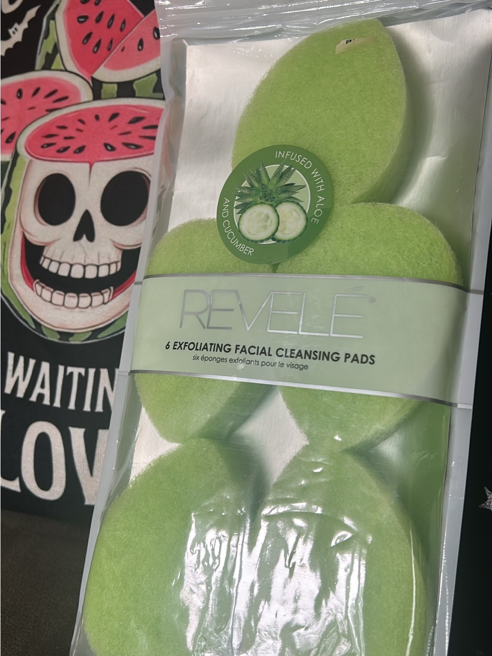 Revele Exfoliating Facial Cleansing Pads - Green